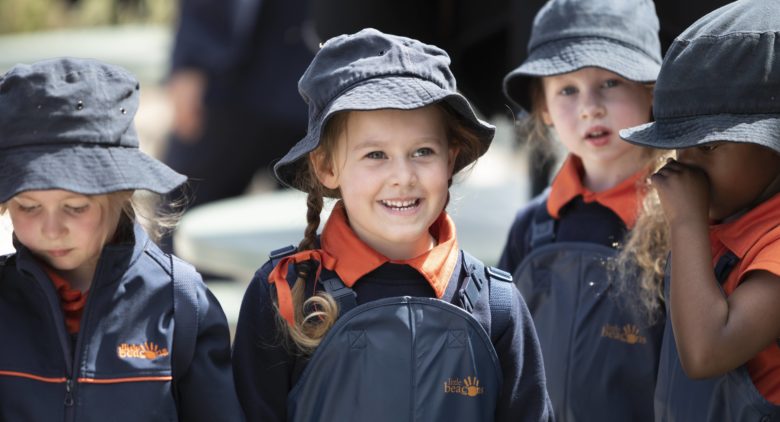 Happy little beacons students