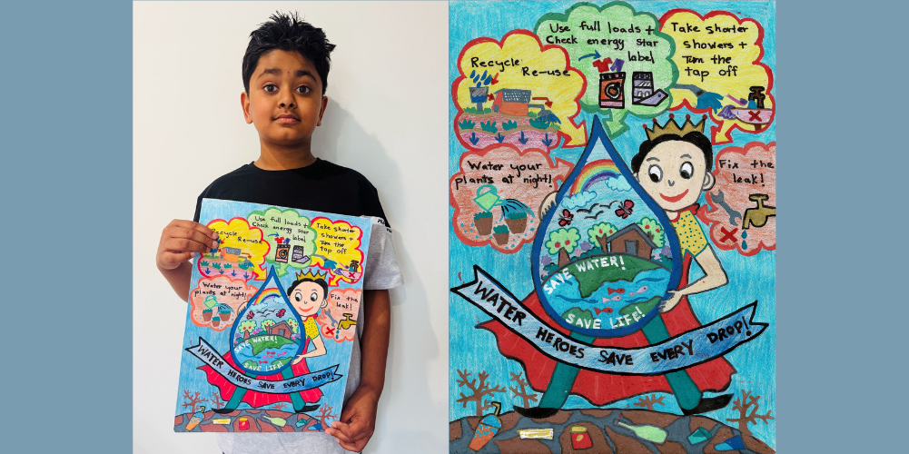 Sayul and his artwork