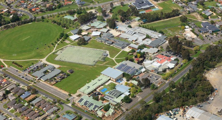 An aerial photo of Pakenham Campus